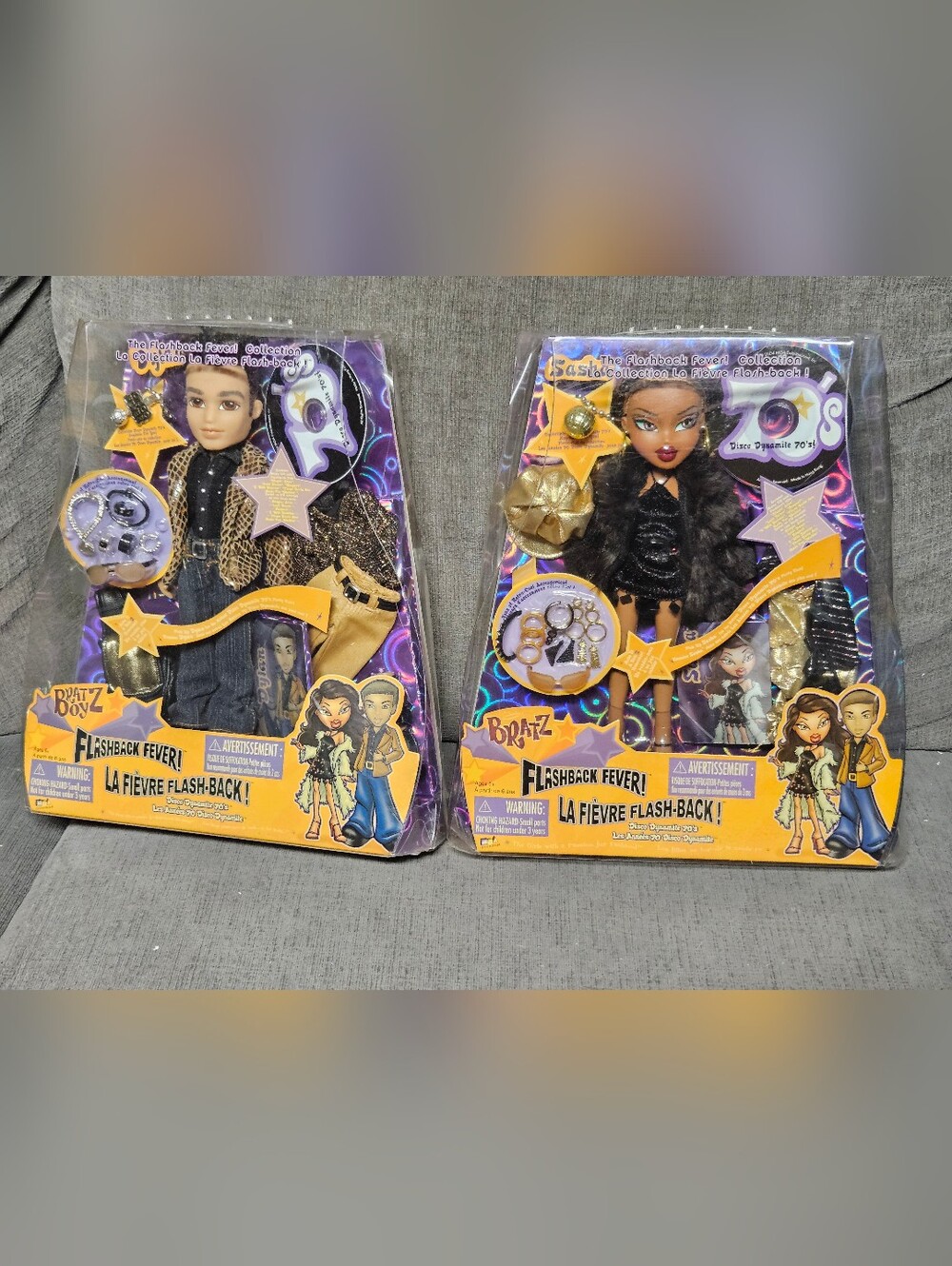 Bratz Flashback Fever Doll with Gold Accessories